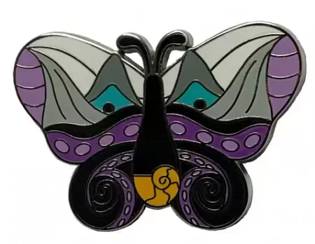 Disney Pins Open Edition - EPCOT International Flower & Garden Festival 2021 - Beautiful Butterflies Mystery Set - Ursula