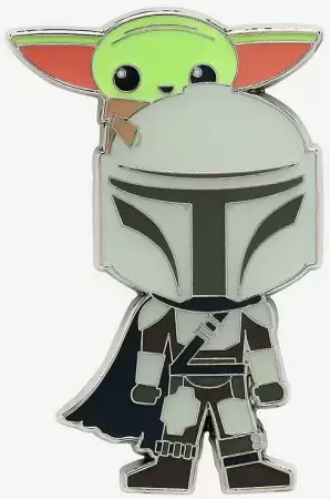 Loungefly and Boxlunch Pins - The Mandalorian - Mando & The Child Chibi