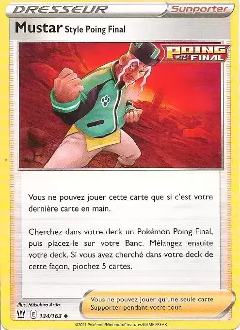 Styles de Combat - Mustar Style Poing Final