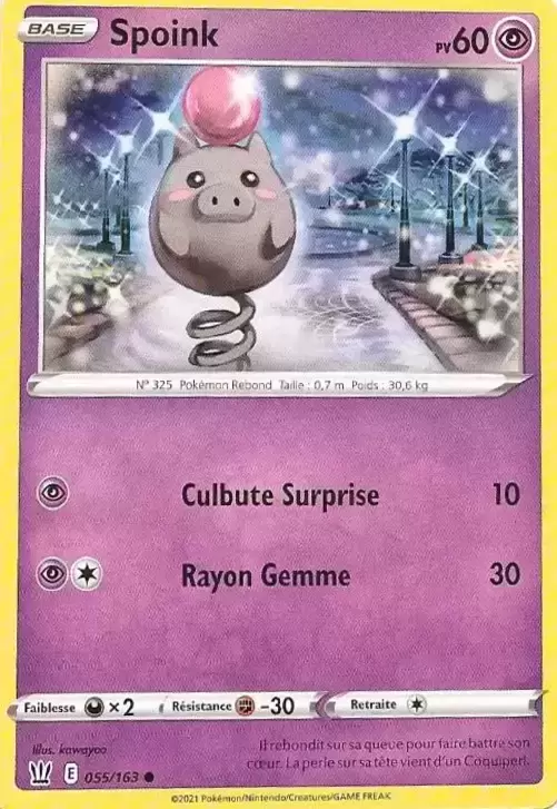 Styles de Combat - Spoink