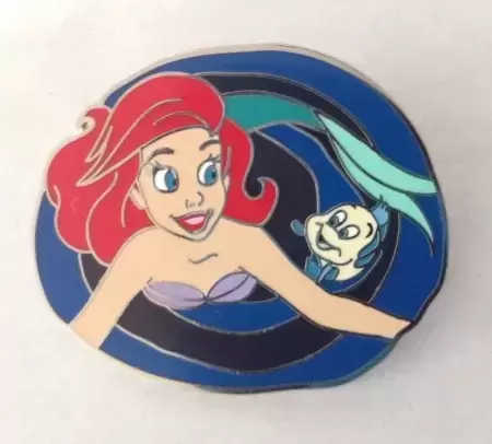 Disney Pins Open Edition - Disney Park Attractions Mystery Box Collection - Ariel and Flounder