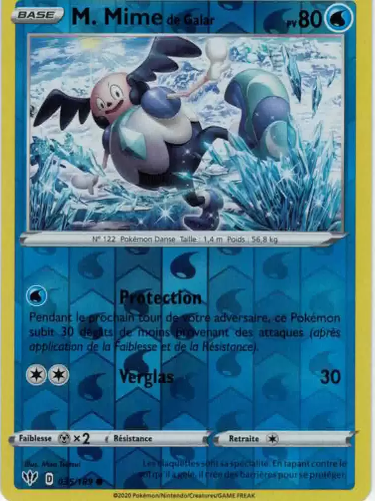 Ténèbres Embrasées - M. Mime de Galar Reverse