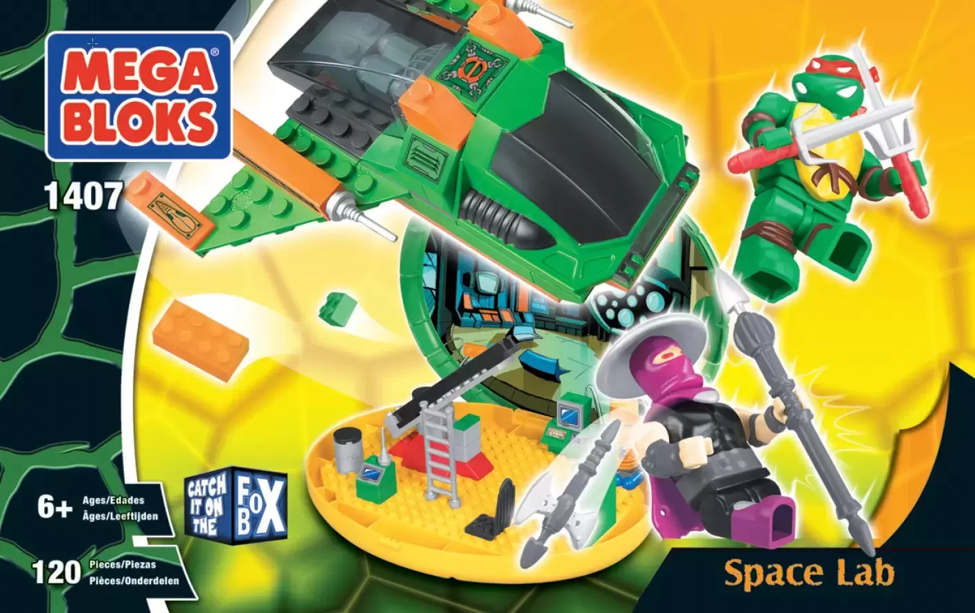 Space Lab Teenage Mutant Ninja Turtles Mega Bloks