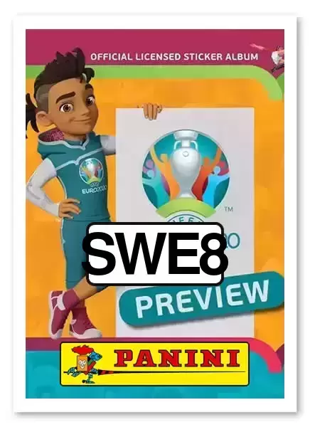 Ludwig Augustinsson Sweden Uefa Euro 2020 Preview Sticker Swe8