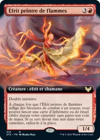 Strixhaven - Éfrit peintre de flammes