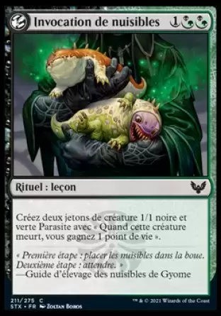 Strixhaven - Invocation de nuisibles