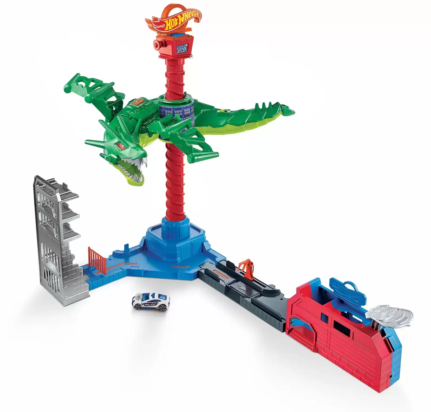 Hot Wheels - Playsets - Air Attack Robo Dragon