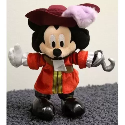 Peluches Disney Store - Mickey And Friends - Mickey As Captain Hook