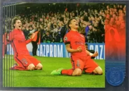 Paris Saint-Germain (PSG) 50 ans - 2021 - 11 mars 2015 - Chelsea - PSG 2 - 2 A.P. ( 1 - 1 ) Ligue des Champions ( 8e de Finale retour )