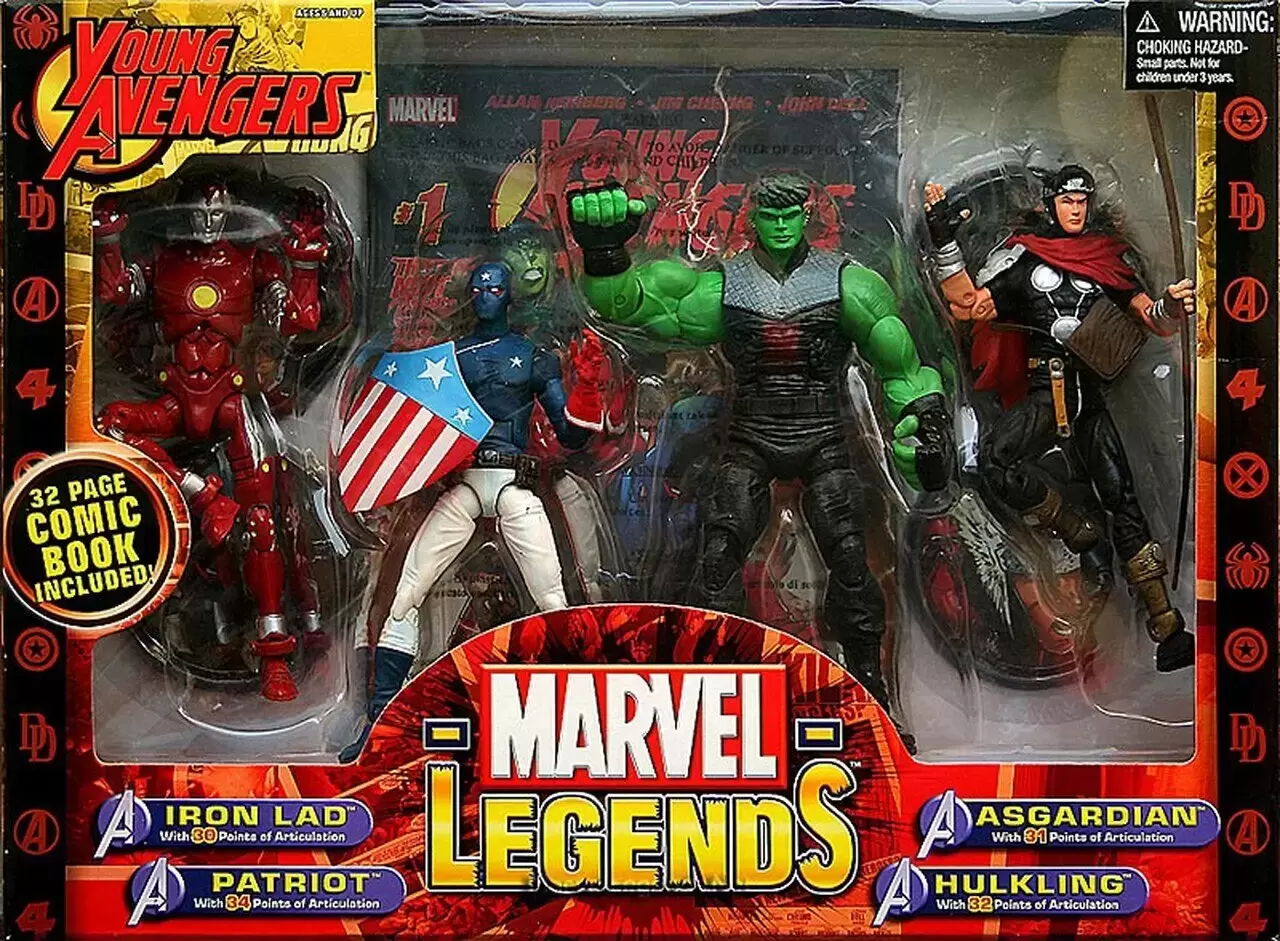 Young avengers action deals figures