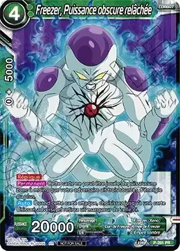 Dragon Ball Super Carte Promo FR - Freezer, Puissance obscure relâchée