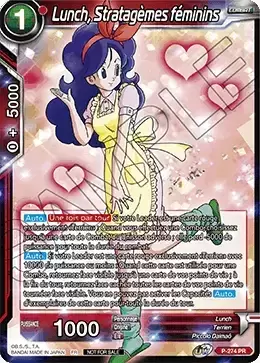 Dragon Ball Super Carte Promo FR - Lunch, Stratagèmes féminins