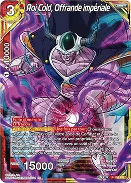 Dragon Ball Super Carte Promo FR - Roi Cold, Offrande impériale