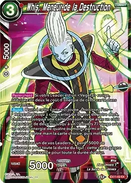 Universe 7 Unisson [EX11] - Whis, Meneur de la Destruction