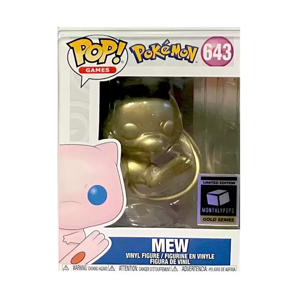 Pokemon - Mew (Gold Series) - figurine POP 643 POP! Games