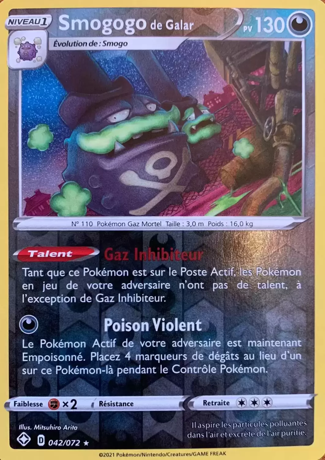 Destinée Radieuse - Smogogo de Galar Reverse