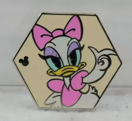 Disney Pins Open Edition - 2019 Hidden Mickey Series - Animated Shorts Art Style - Daisy Duck