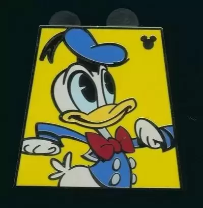 Disney Pins Open Edition - 2019 Hidden Mickey Series - Animated Shorts Art Style - Donald Duck
