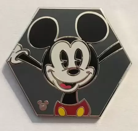 Disney Pins Open Edition - 2019 Hidden Mickey Series - Animated Shorts Art Style - Mickey Mouse