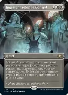 Double Masters - Jugement selon le conseil