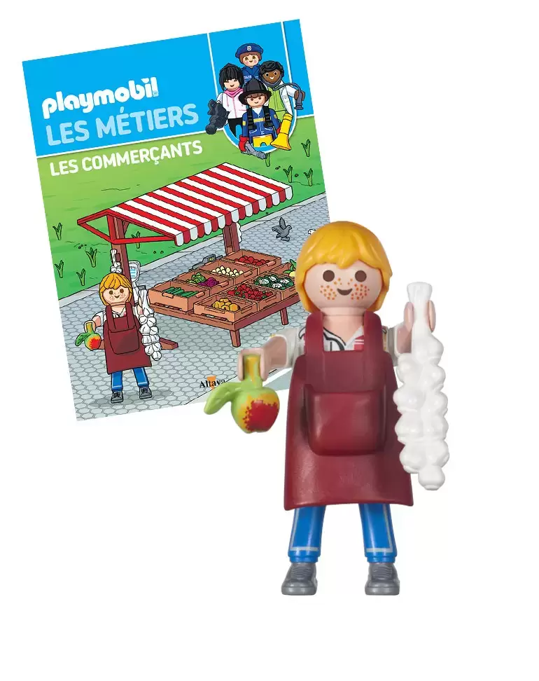 Playmobil Altaya: Les métiers - Les Commerçants