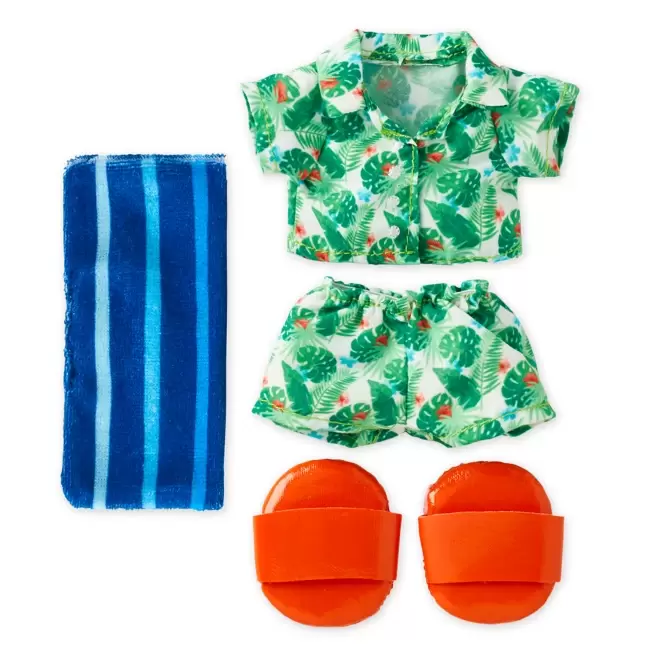 Nuimos Cloths And Accessories - Hawaiian Shirt and Short Set with Towel