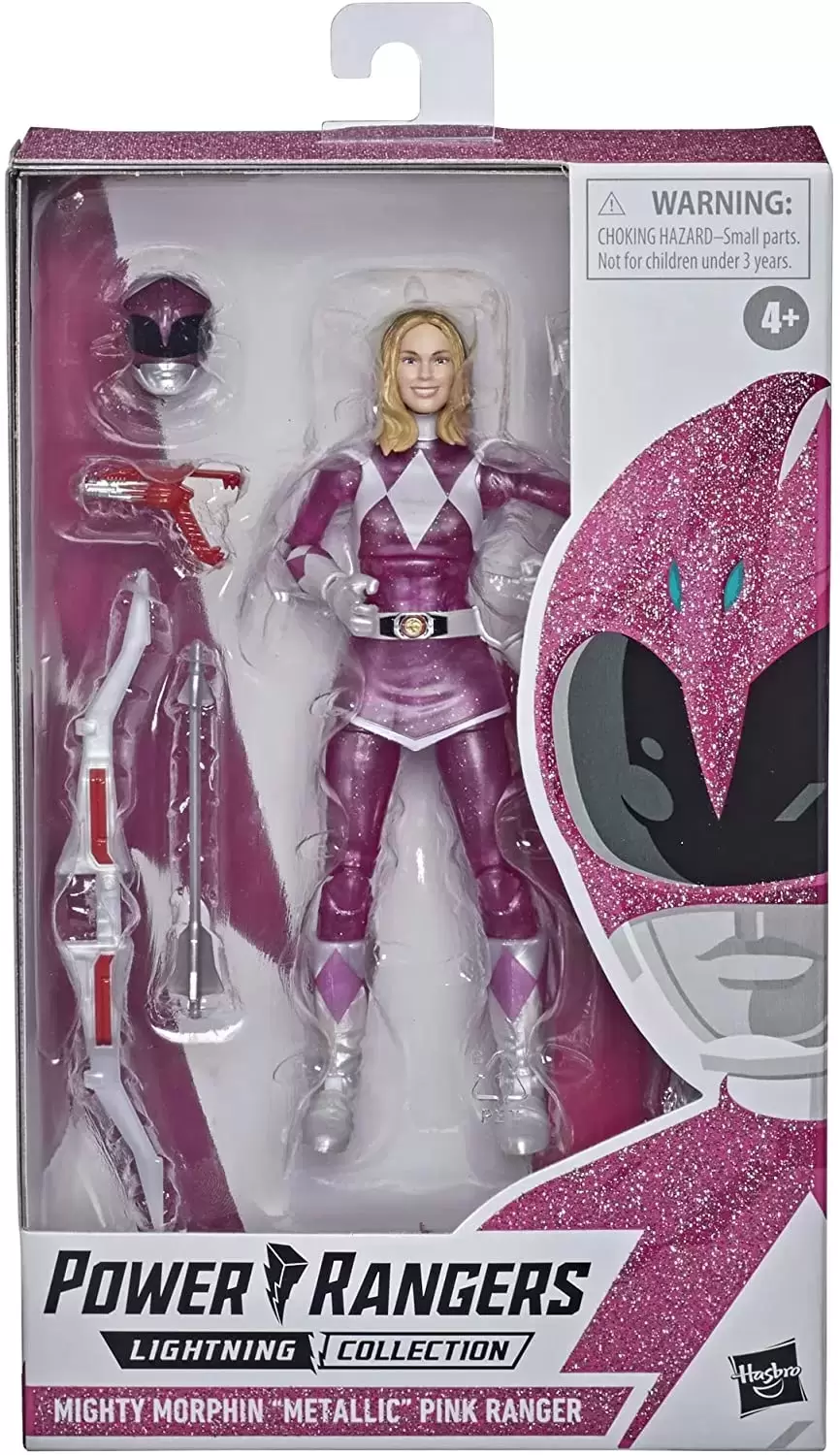 Power Rangers Hasbro - Lightning Collection - Mighty Morphin Metallic Pink Ranger