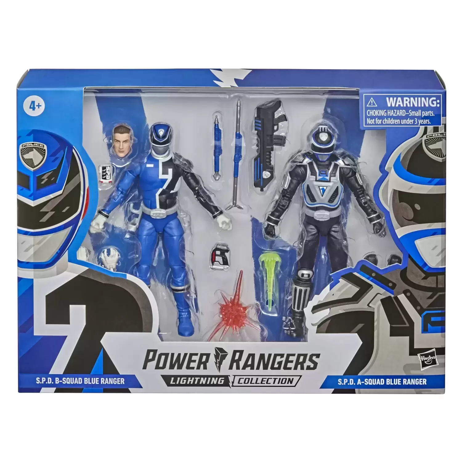 Power Rangers Hasbro - Lightning Collection - S.P.D. B-Squad Blue Ranger Vs. A-Squad Blue Ranger