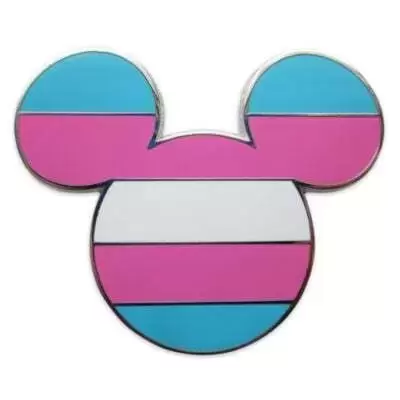 Disney Pins Open Edition - Rainbow Disney Collection - Mickey Mouse Icon - Transgender Flag