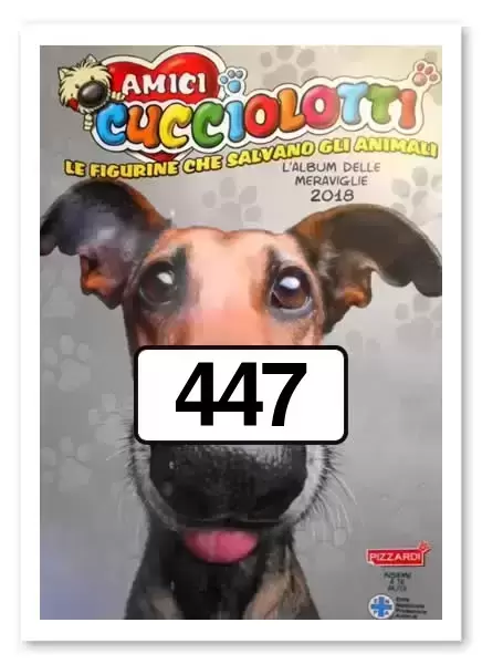 Sticker n°447 - Amici cucciolotti 2018