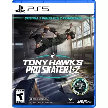 PS5 Games - Tony Hawk\'s Pro Skater 1 + 2