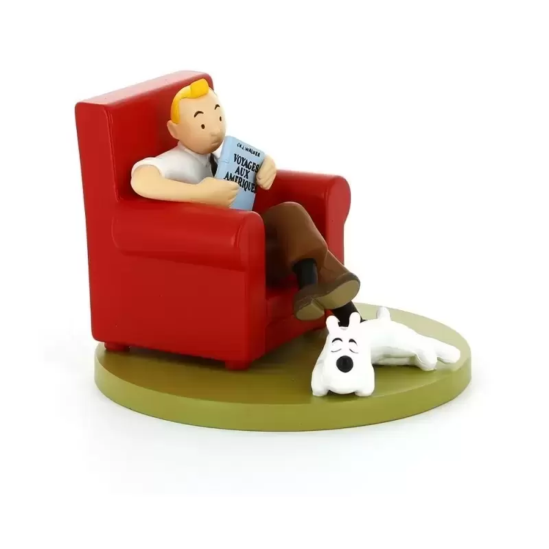 Figurines en Résine Tintin - Tintin et l\'Oreille Cassée