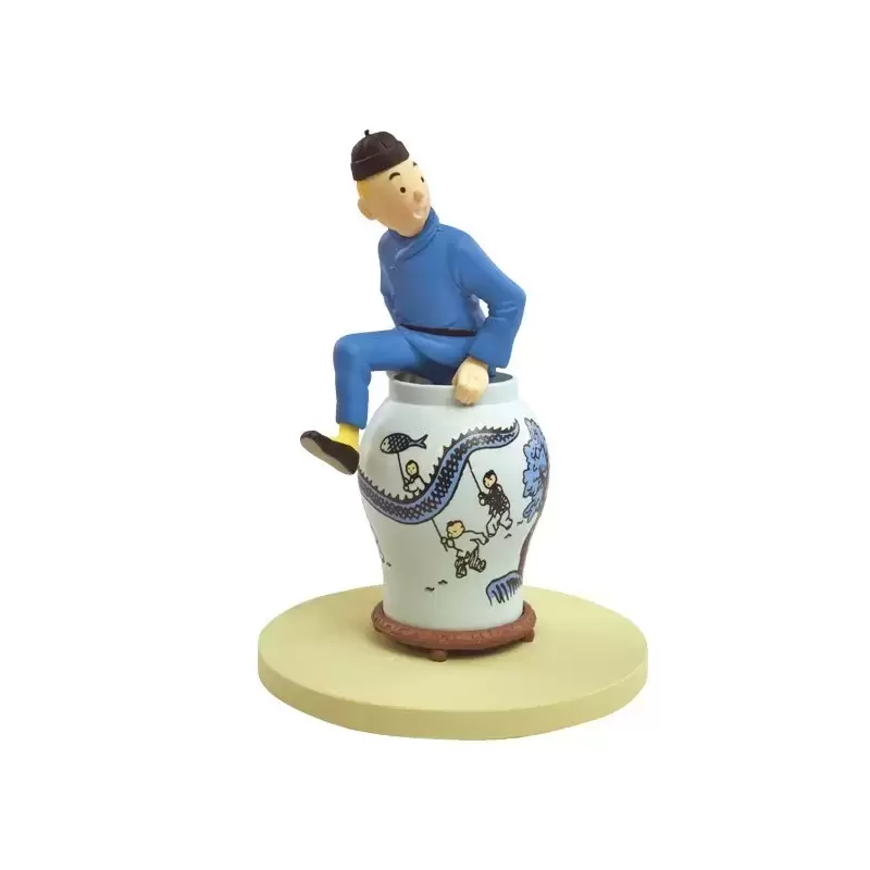 Figurines en Résine Tintin - Tintin Extrême Orient