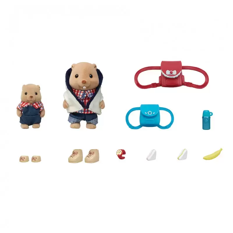 Sylvanian Families (Europe) - Set de Randonnée Père et Fils Castor