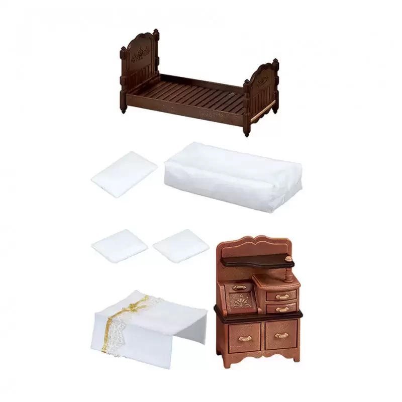 Sylvanian Families (Europe) - Set lit et commode - Édition Prestige