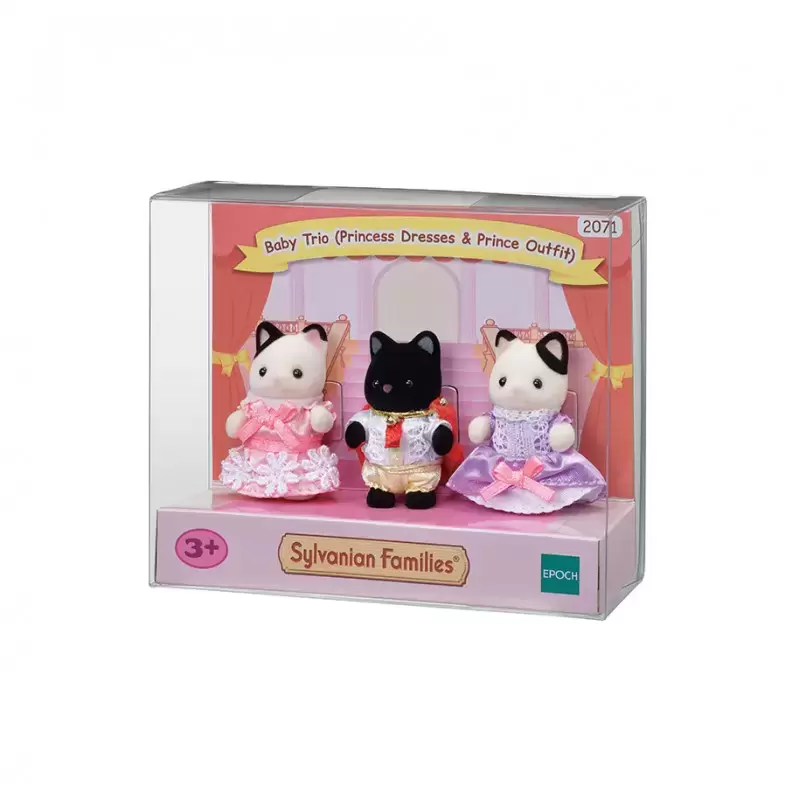 Sylvanian Families (Europe) - Le trio des bébés en costumes de prince et princesses