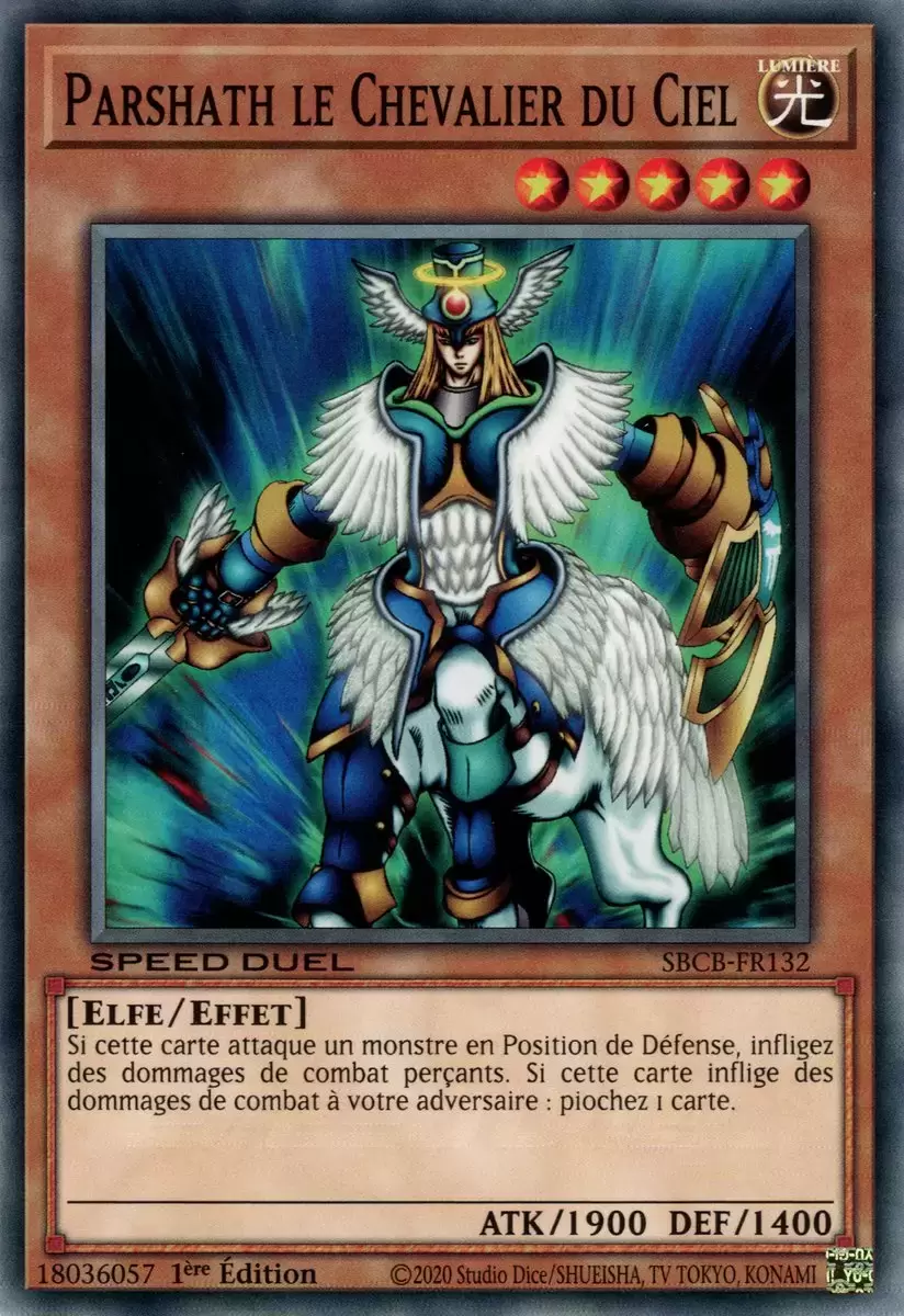 Coffret Speed Duel Bataille-Ville SBCB - Parshath le Chevalier du Ciel