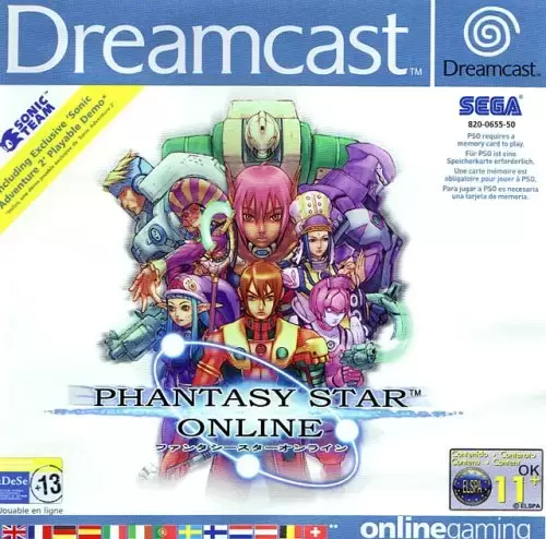Jeux Dreamcast - Phantasy Star On Line