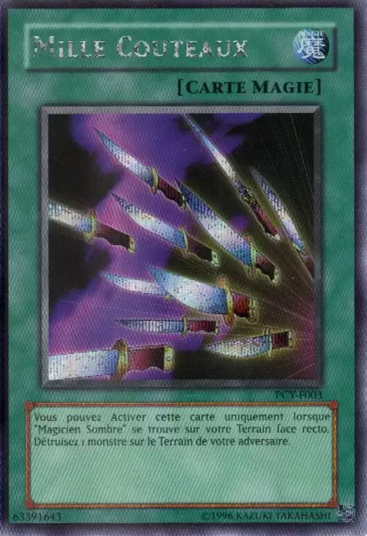 Power of Chaos : Yugi the Destiny [PCY] - Mille Couteaux