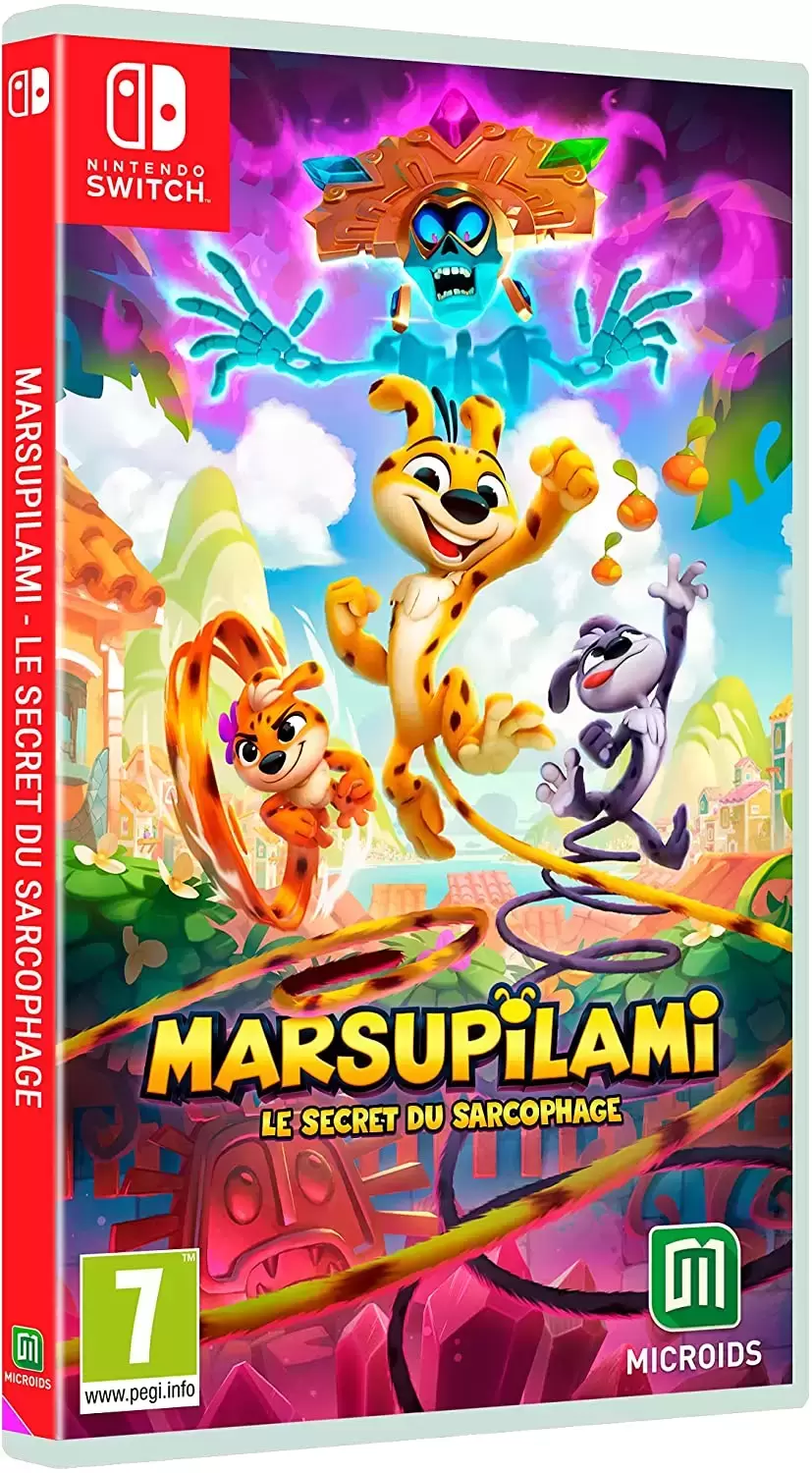 Jeux Nintendo Switch - Marsupilami Le Secret Du Sarcophage Edition Tropicale