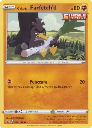 Chilling Reign - Galarian Farfetch\'d