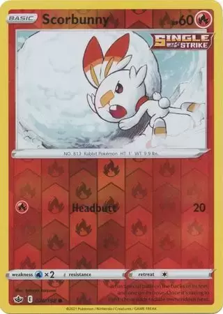 Chilling Reign - Scorbunny Reverse