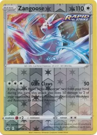 Chilling Reign - Zangoose Reverse