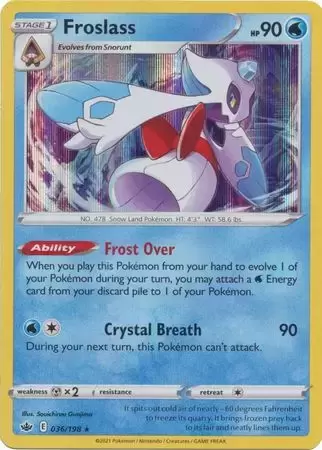 Chilling Reign - Froslass Holo