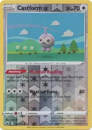 Chilling Reign - Castform Reverse