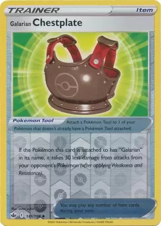 Chilling Reign - Galarian Chestplate Reverse