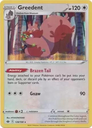Chilling Reign - Greedent Holo