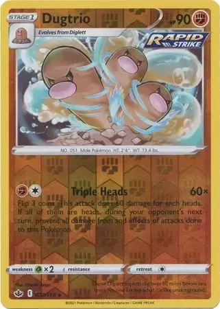 Chilling Reign - Dugtrio Reverse