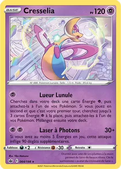 Règne de glace - Cresselia Holographique