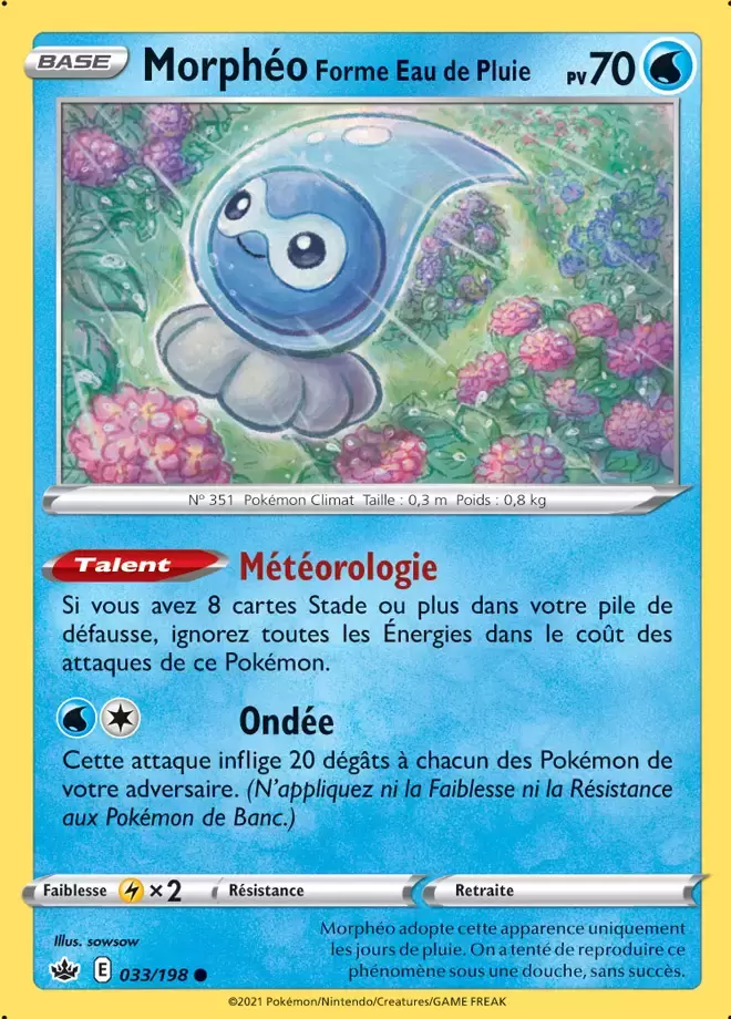 Règne de glace - Morphéo Forme Eau de Pluie